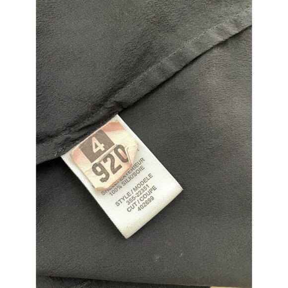 Joie Black Hook& Eye Silk Pullover Top Women's size XS - Picture 8 of 8